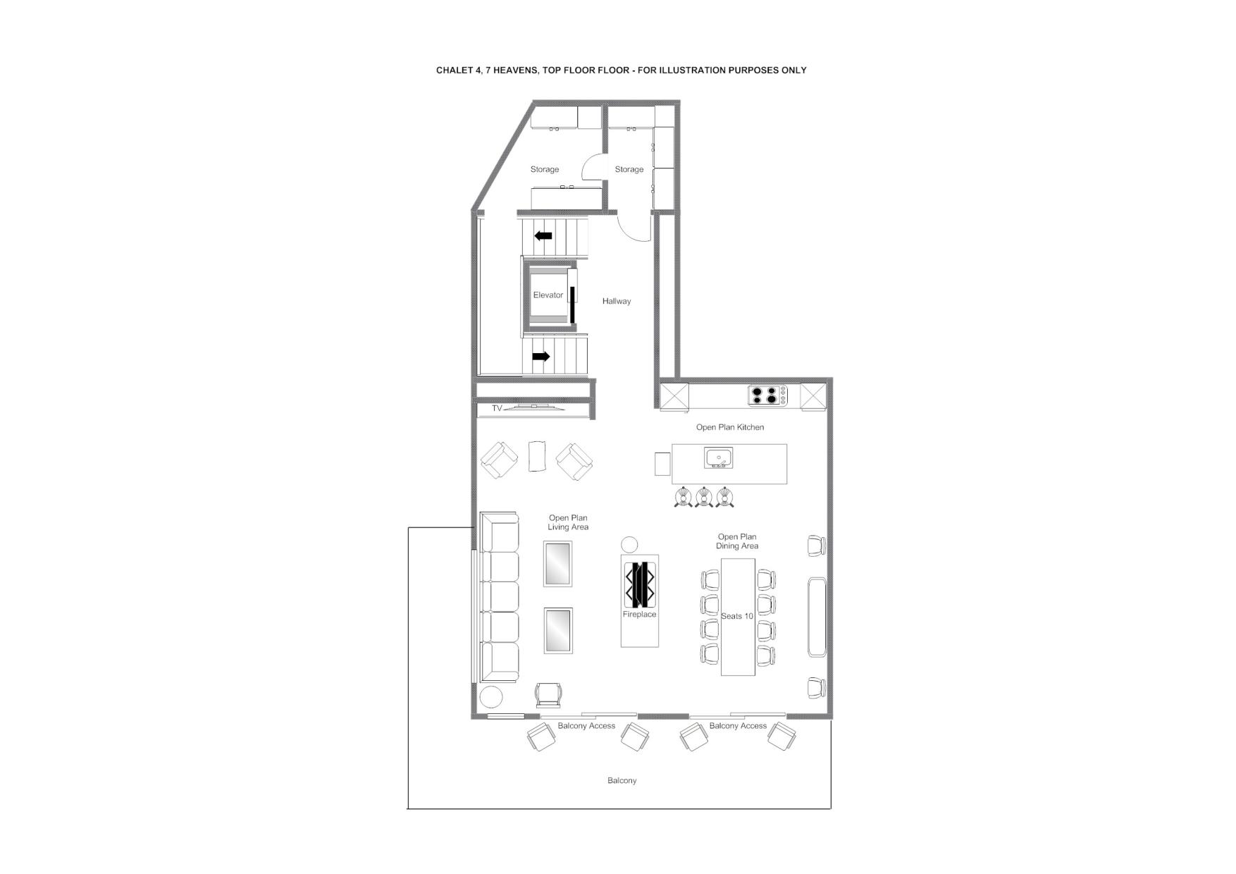 Chalet Mckinley Zermatt Floor Plan 4